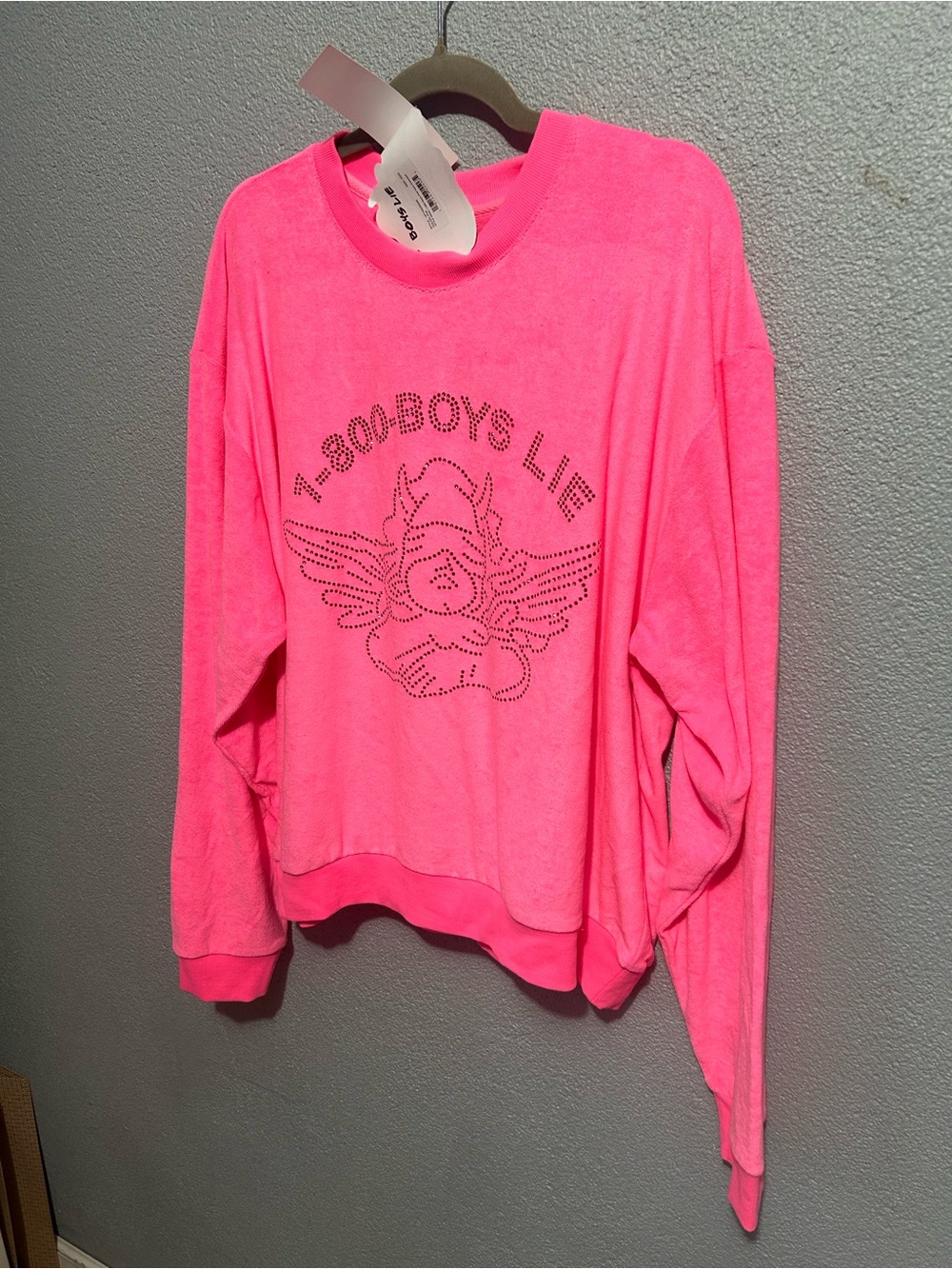 NWT $140.00 1-800 Boys Lie Kara oversized sweatshirt small/xs - Picture 4 of 10